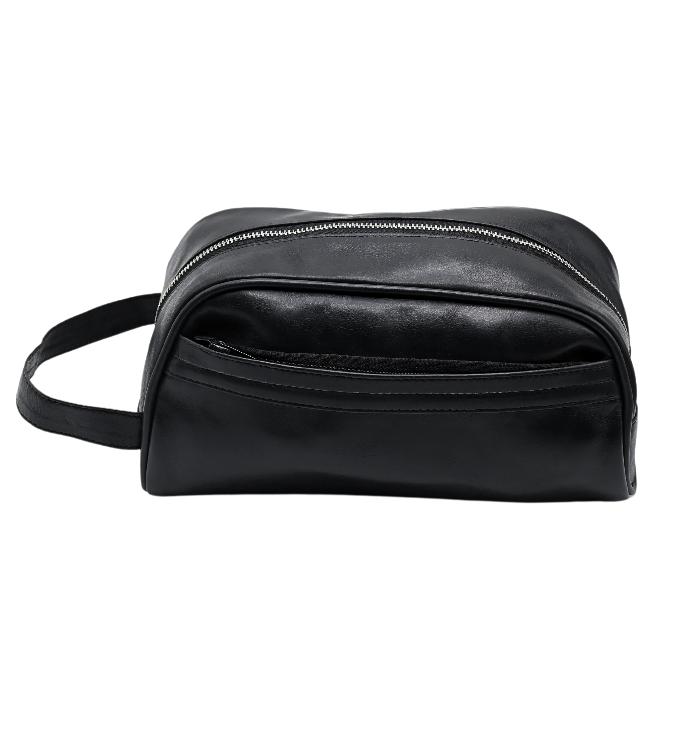 Leather Toilety Bags Crunch( black Design)