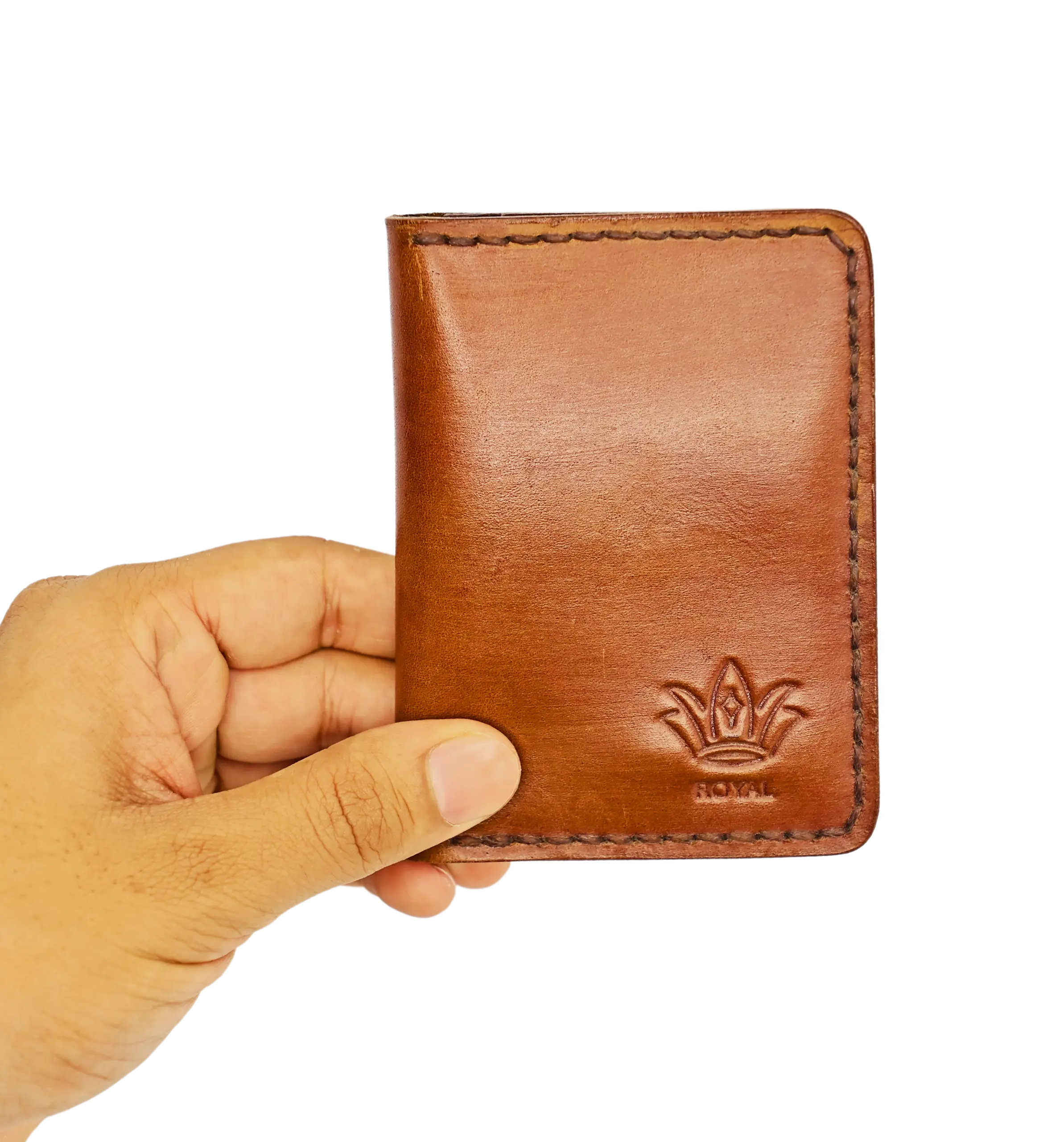 Leather tan Card holder