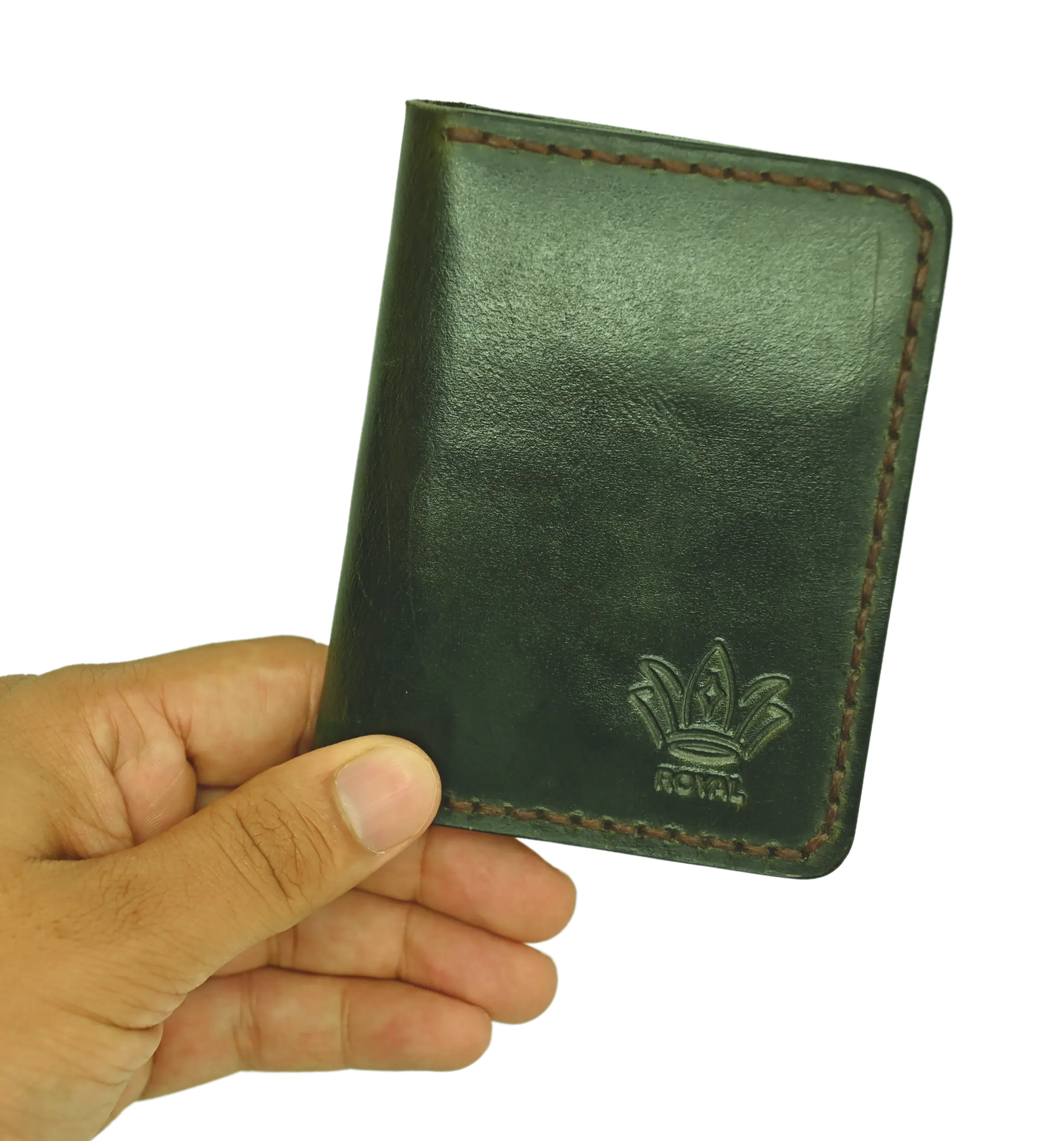 Leather Green Card holder