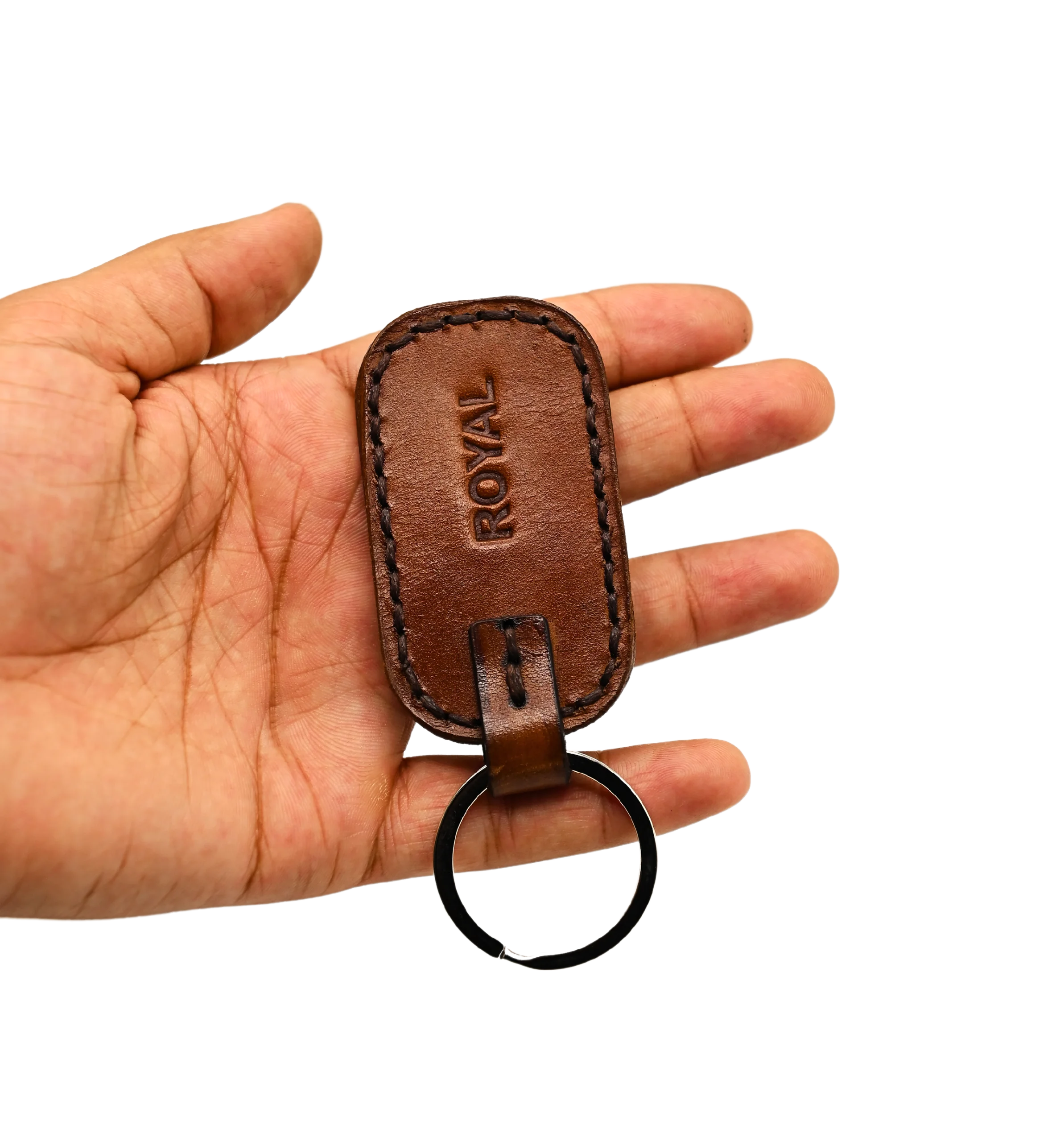 Leather tan Key Chain