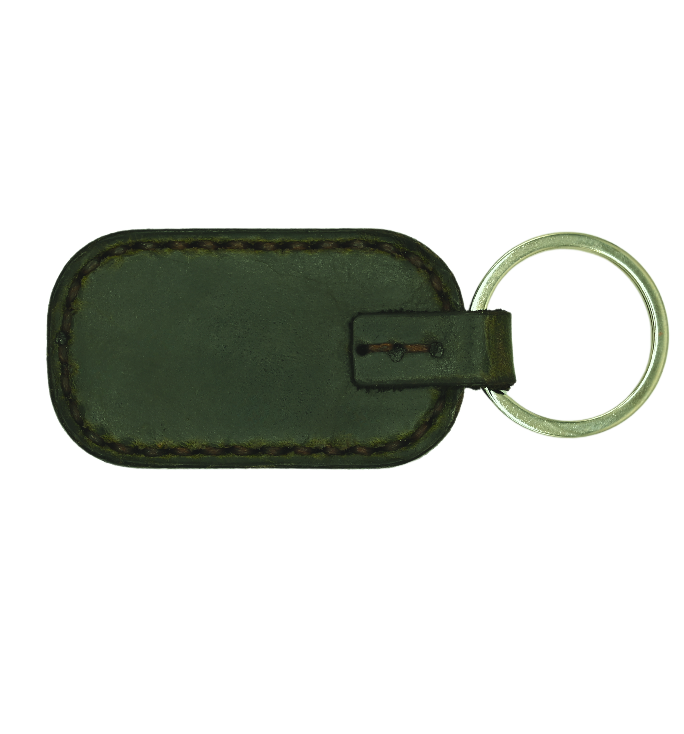 Leather green Key Chain